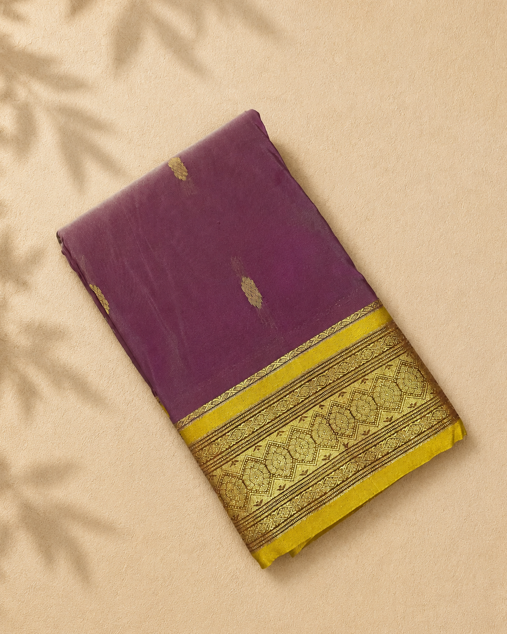 Mauve Semi Kanjivaram SK001