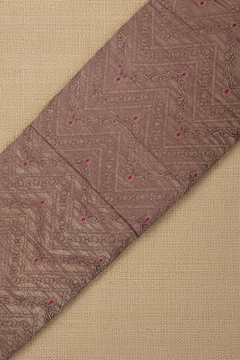 Dusty Rose Banarasi Georgette BG001