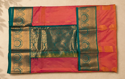 Rich Pink Semi Kanjivaram SK002