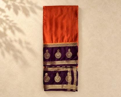 Orange Purple Semi Mysore SM001