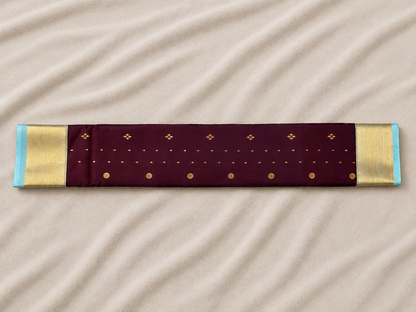 Deep Wine Semi Kanjivaram SK001