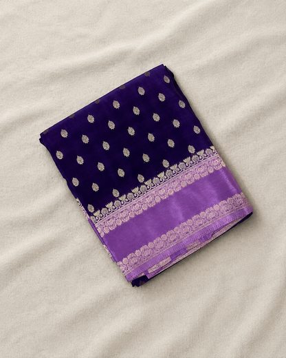 Royal Purple Semi Crepe SC001