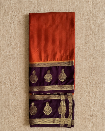 Orange-Purple Semi Mysore