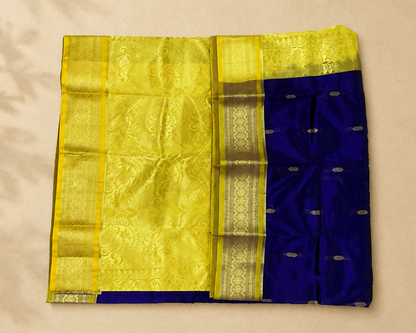 Royal Blue Semi Kanjivaram SK001