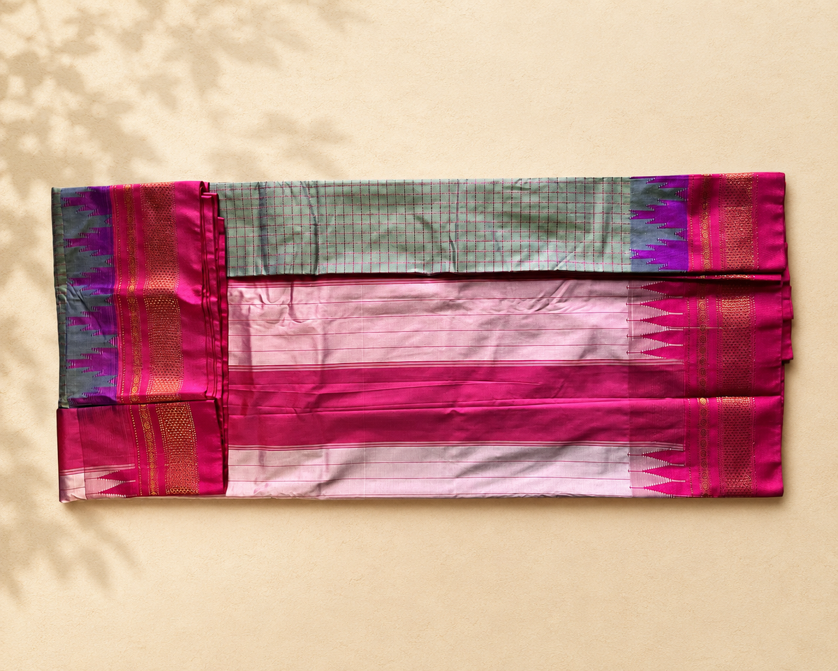 Mint Green Magenta Ilkal IL001