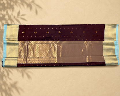 Deep Wine Semi Kanjivaram SK001