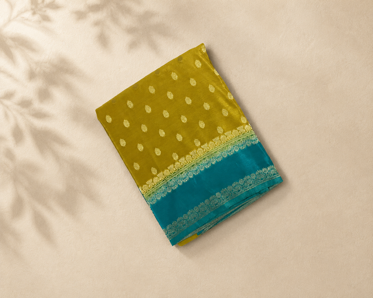 Mustard Yellow Semi Crepe SC001
