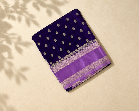 Royal Purple Semi Crepe SC001