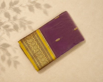 Mauve Semi Kanjivaram SK001