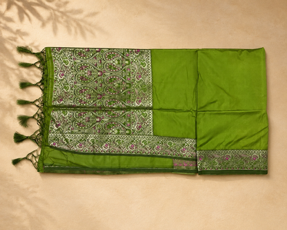 Mehendi Green Floral-Paisley SS001