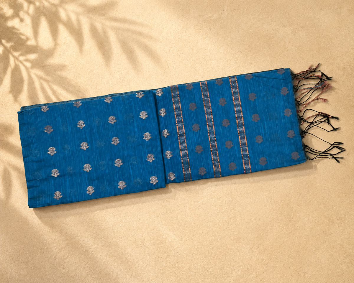 Royal Blue Copper Paisley RS001