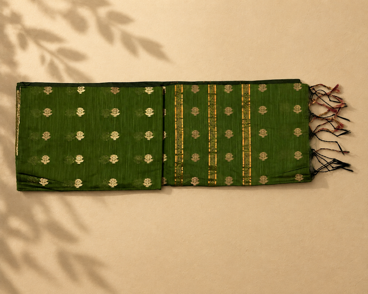 Olive Green Copper Paisley RS001
