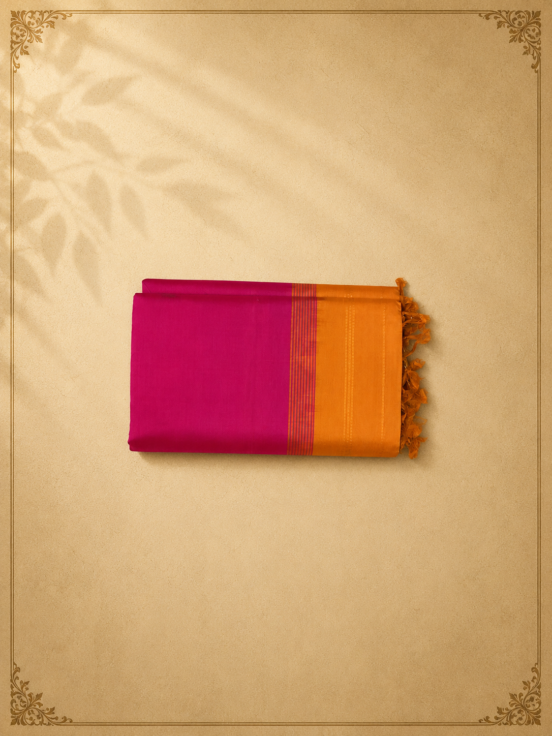 Rani Pink Silk Handloom