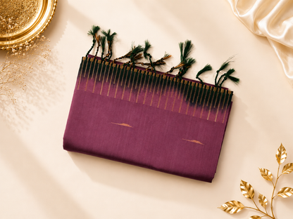 Wine Purple Uppada Silk US001
