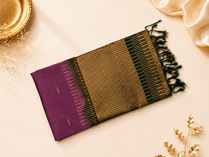Wine Purple Uppada Silk US001