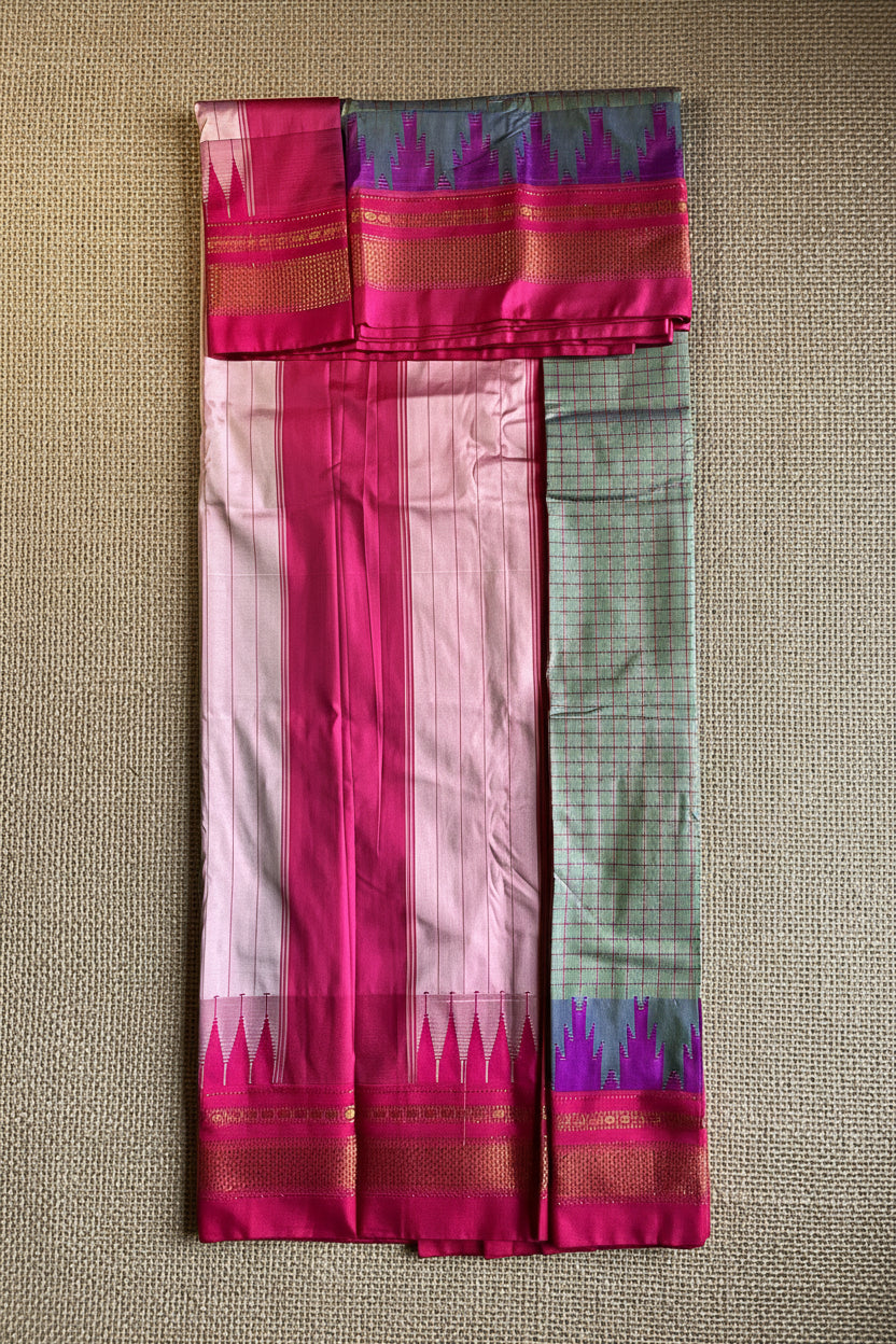 Mint Green Magenta Ilkal IL001
