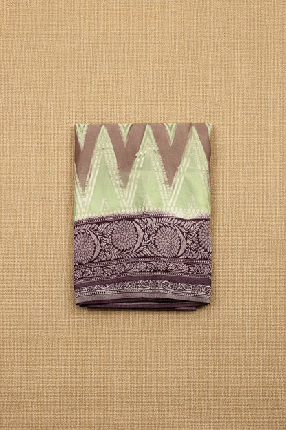 Pistachio Green Banarasi Georgette BG002