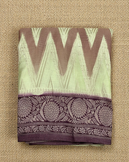 Pistachio Green Banarasi Georgette BG002
