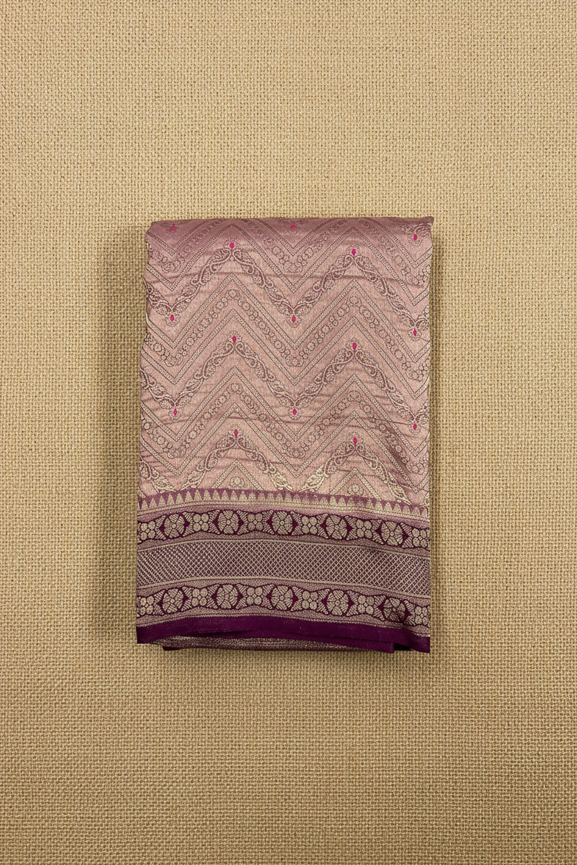 Dusty Rose Banarasi Georgette BG001