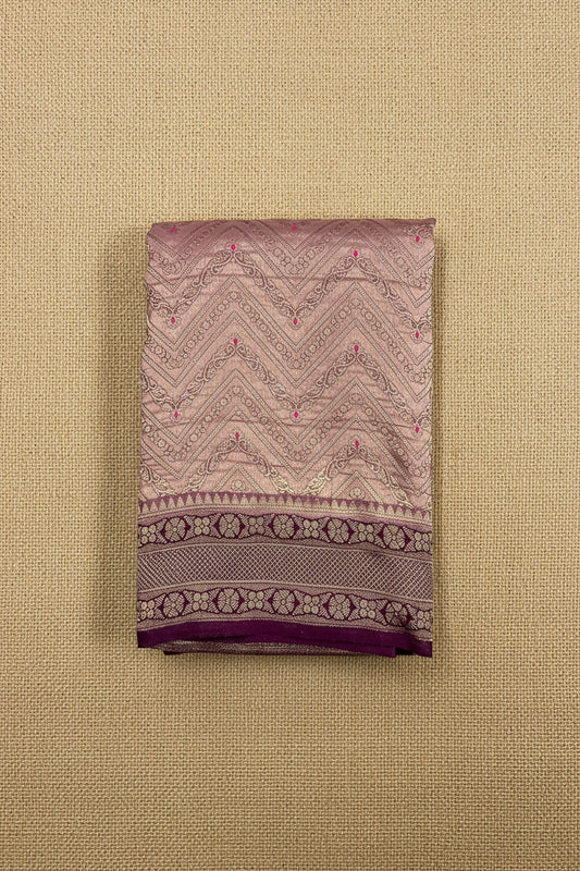 Dusty Rose Banarasi Georgette BG001