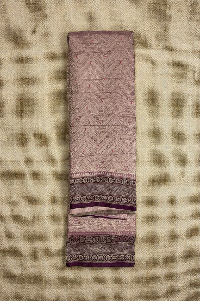 Dusty Rose Banarasi Georgette BG001