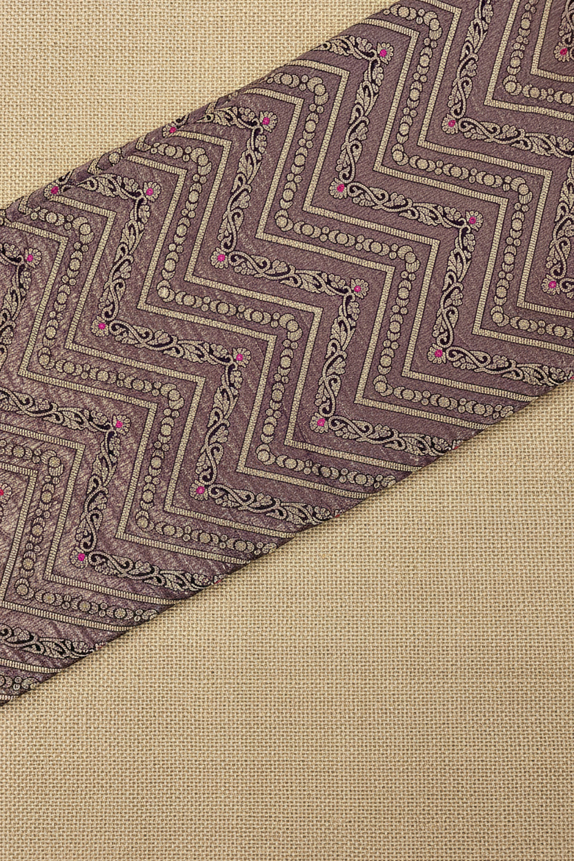 Dark Purple Banarasi Georgette BG001