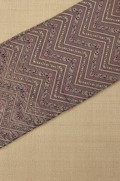 Dark Purple Banarasi Georgette BG001