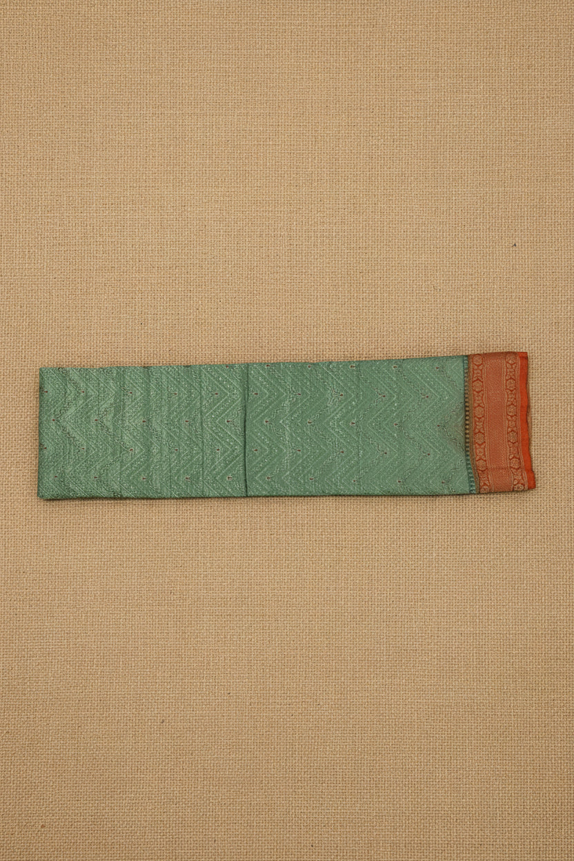 Sea Green Banarasi Georgette BG001