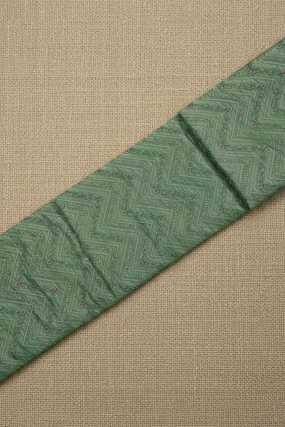 Sea Green Banarasi Georgette BG001