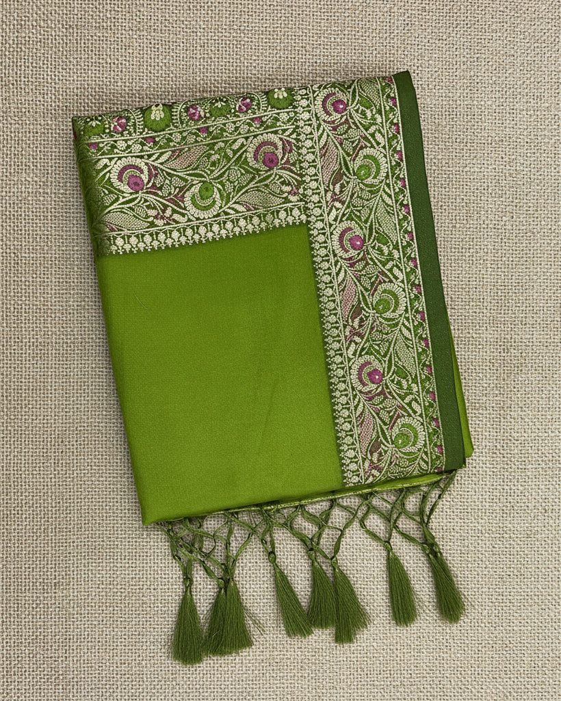 Mehendi Green Floral-Paisley