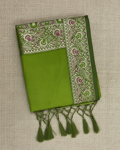 Mehendi Green Floral-Paisley
