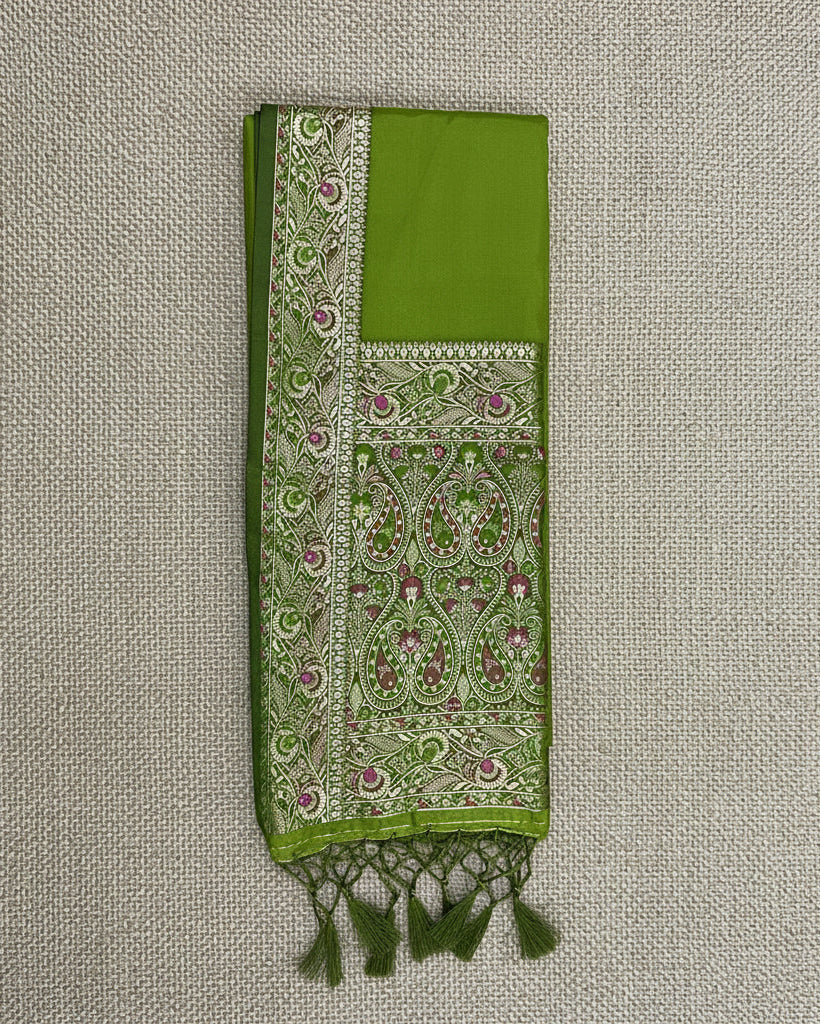 Mehendi Green Floral-Paisley