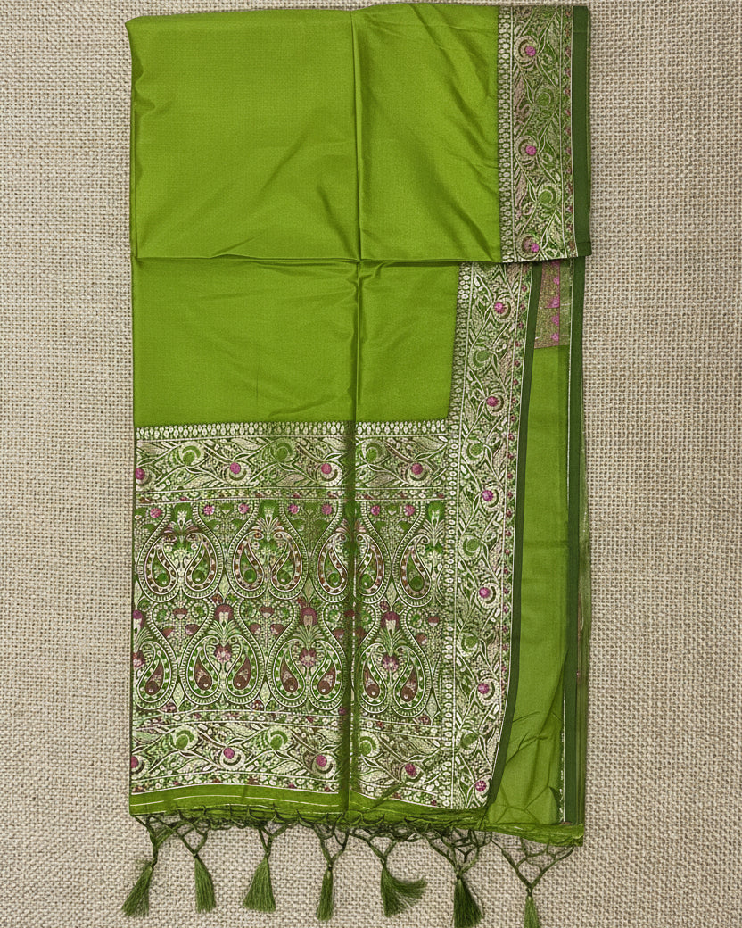 Mehendi Green Floral-Paisley