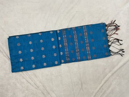 Royal Blue Copper Paisley