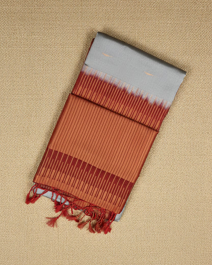 Silver Grey Upada Silk US001