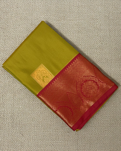 Mehendi Green Semi Kanchi SK002