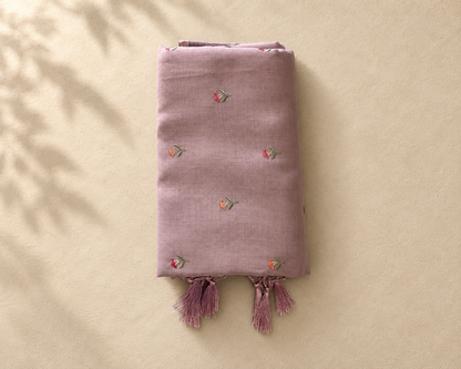 Onion Pink Embroidered Semi