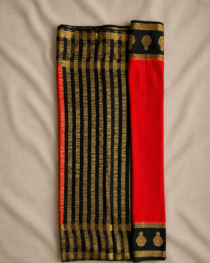 Red-Black Semi Mysore